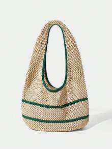 SHECARRY Stylish And Beautifully Woven Women's Shoulder Bags - Multicolor - View 6