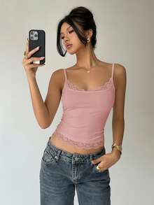 Aloruh Women Tank Tops & Camis - Pink - View 6