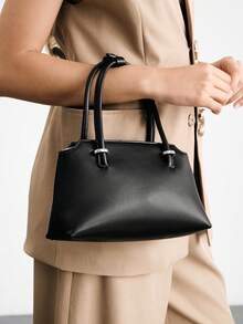 SHECARRY Ladies Handbag, Exquisite And Minimalist Commuter Bag - Black - View 8