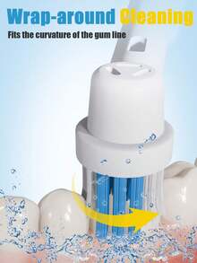 Electric Toothbrush Replacement Brush Heads - Replacement Packs For Pro, D, Genius, And Smart Series Electric Toothbrushes. - Multicolor - View 6