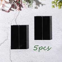 20 chiếc giá đỡ thẻ tên bằng acrylic trong suốt có khe, dùng để trưng bày trên bàn, làm bảng hiệu đám cưới, đựng ảnh kỹ thuật số, thực đơn văn phòng, hội nghị, giá đỡ thẻ màu đen, trắng và trong suốt. - Nhiều màu - Xem 19