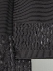 Franclia Women's Summer Vacation Casual Hollow-Out Knit Vest & Skirt 2 Pieces Set - Maroon - View 7