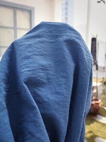 Louniche Women's Spring/Summer Casual Vacation Ruffled Strap V-Neck Babydoll Style Cropped Camisole Dress - Blue - View 9