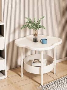 1pc Creative Modern Minimalist Mobile Side Table, Suitable For Living Room, Bedroom, Balcony - Coffee Table, Sofa Side Table, Nightstand - Multicolor - View 9