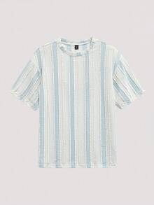 Whitmere Kemeja Pria, Gaya Urban Casual Colorblock, Potongan Longgar, Musim Semi/Panas - MultiWarna - View 2