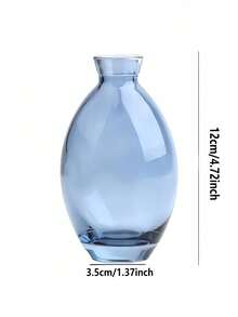 1 set modern minimalistisk mini-glasvas transparent kreativ hydroponisk blombehållare för vardagsrumsinredning - A - Visa 3