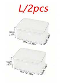 1 Piece/Transparent PET Bread Storage Box, Flip-Top Seal, Moisture-Proof And Dust-Proof, Good Preservation Effect, Suitable For Kitchen Countertop Storage And Food Storage, Can Be Used To Store Baked Goods, Cakes, Cookies, Bagels, Croissants, Bread, Etc. - Multicolor - View 5