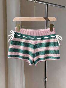 GlowEve Women's Elegant Drawstring Sweater Pants, Spring/Summer - Multicolor - View 3