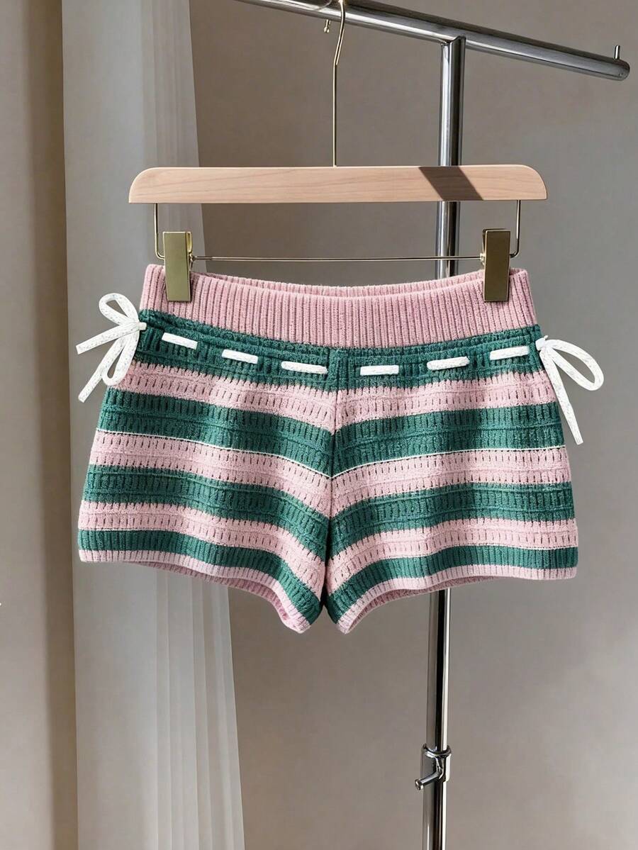 GlowEve Women's Elegant Drawstring Sweater Pants, Spring/Summer - Multicolor - View 1