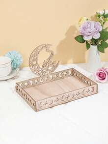 1 khay đựng kẹo/đồ ăn nhẹ hình trăng sao bằng gỗ, quà tặng trang trí bàn làm việc sáng tạo, vật dụng trang trí bằng gỗ, trang trí ngày lễ, khay đựng tráng miệng cho bàn ăn gia đình, giá đựng tráng miệng cho bữa tiệc, trang trí tiệc tùng, làm bánh; bảng trưng bày trang trí nhà hàng, trang trí bàn làm việc, khay đựng đồ ăn trong nhà và vườn. - Nhiều màu - Xem 3