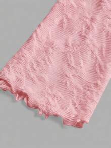 Firerie Kids Tween Girls' Casual Elegant Off-Shoulder Lace Blouse - Pink - View 4
