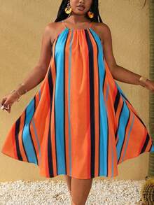 Women Midi Dresses - Multicolor 5 - View 5