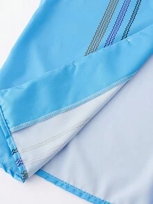 Manfinity Homme 男士短袖西装领衬衫 - 薄荷藍 - 查看 8