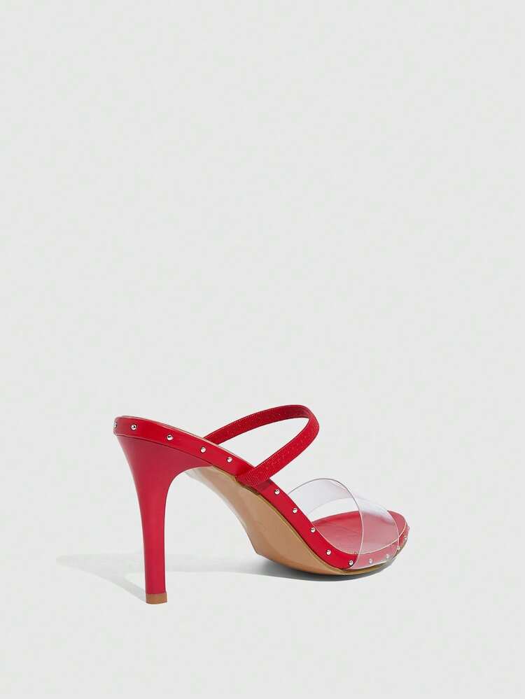 CUCCOO SZL Women's Fashionable And Elegant Heeled Sandals For Commuting