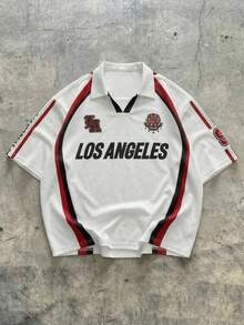 AXEPEAK 男士休闲时尚街头风 Polo 衫 - 彩色 - 查看 1