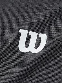 Officeau Men's Letter Print Short Sleeve Casual Commuter Polo Shirt - Dark Grey - View 4