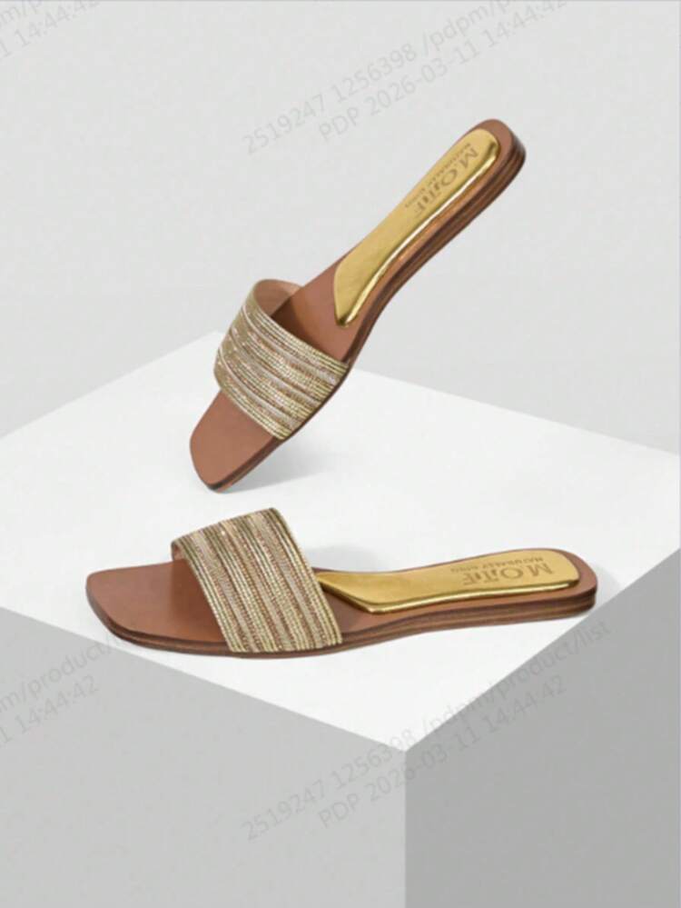 WOMEN'S CASUAL FASHION COMMUTE VACATION STYLE WOVEN OPEN TOE FLAT SANDALS