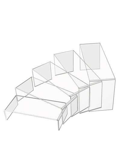 1 cái đế acrylic trong suốt dùng để trưng bày, kệ acrylic, giá đỡ trang sức, giá trưng bày để bàn bán lẻ, giá để bánh cupcake, đồ sưu tầm, sắp xếp, trang trí.
