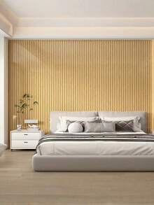 30 片光面墙裙、墙板、格栅、墙贴、翻新装饰板、壁纸、自粘防水防潮墙贴，适用于客厅、卧室、厨房、办公室等场所的墙面装饰。 - 多色 - 查看 9