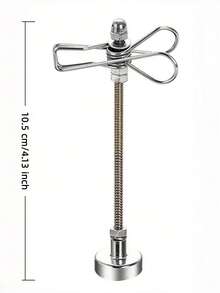 Madebyblanc 磁性支架，不锈钢支架，檀香支架，香炉塔，香插香器，具有超强磁吸力，可轻松吸附在铁质物体上，实用方便，夹紧牢固防止脱落，上下可调节夹子节省空间，易于清洁的烟灰缸，容量适中，易于清洁，易于安装和使用，是居家必备品。 - 彩色 - 查看 4