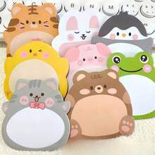 Bộ 8 tập giấy ghi chú hình động vật hoạt hình dễ thương, giấy ghi chú dán đứng sáng tạo, 20 tờ mỗi tập, tổng cộng 160 tờ, quà tặng hoặc giải thưởng Giáng sinh. - Nhiều màu - Xem 7