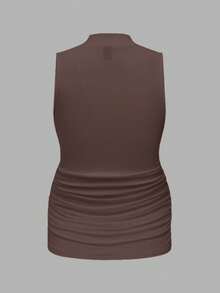 Modmama 2pcs Maternity Casual Comfortable Solid Color Sleeveless Tank Tops - Multicolor - View 8