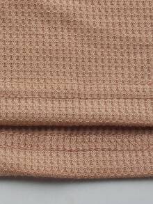 Manfinity Homme Loose Fit Men's Solid Drop Shoulder T-Shirt - Khaki - View 6