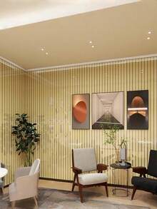 30 片光面墙裙、墙板、格栅、墙贴、翻新装饰板、壁纸、自粘防水防潮墙贴，适用于客厅、卧室、厨房、办公室等场所的墙面装饰。 - 多色 - 查看 8