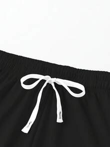 Manfinity LEGND 2pcs/Set Men's Casual Printed T-Shirt & Shorts - Multicolor - View 4