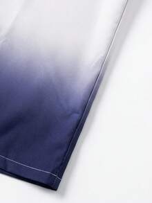 Manfinity Hypemode Áo polo tay ngắn cổ bẻ nam, phối màu tương phản, kiểu ombre, phong cách thường ngày đi nghỉ mát. - Màu be - Xem 6