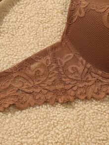 Bộ 4 áo ngực ren có gọng dành cho nữ, thích hợp làm quà tặng ngày Valentine. - Nhiều màu - Xem 3