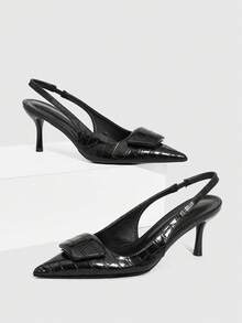 CUCCOO SZL Women Pumps - Black - View 4