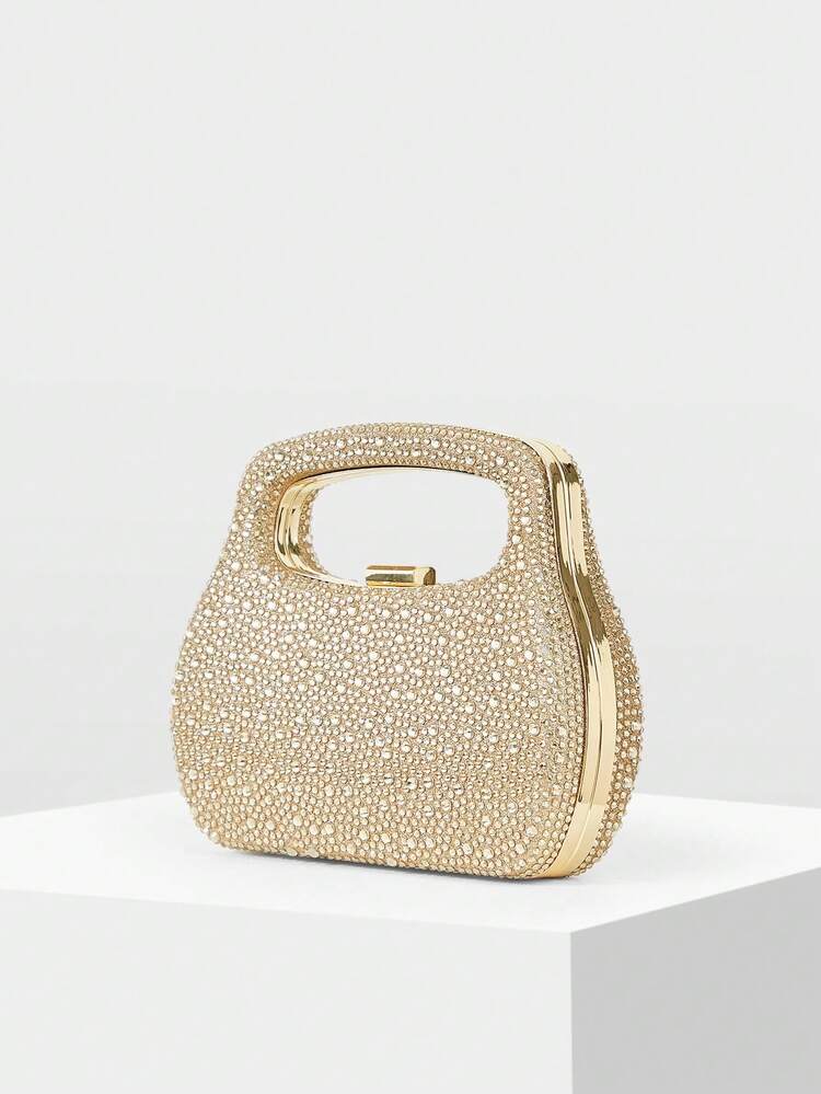 NEW FASHION DINNER BAG, DIAMOND-ENCRUSTED CLUTCH BANQUET BAG, LIGHT LUXURY EVENING DRESS BAG, MESSENGER BAG.