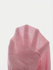 ROMWE Grunge Punk Millennium Y2K Style Deep Draped Neck Cross Metal Rivet Fitted Camisole - Baby Pink - View 5