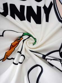 LOONEY TUNES X SHEIN Tween Boy Cartoon Letter Print Crew Neck Short Sleeve Top And Shorts Casual Loungewear Set - Multicolor - View 5