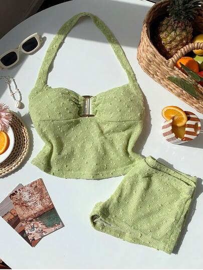 Comfortcana 2026 New Arrival Spring/Summer Women Two-Piece Outfits Summer Outfits Spring Clothes Women Beach Outfits For Women Going Out Outfits Vacation Outfits Women Beach Outfit For Women