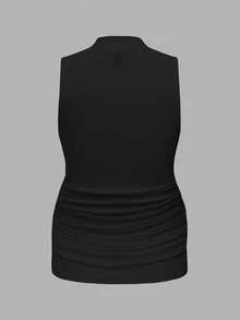 Modmama 2pcs Maternity Casual Comfortable Solid Color Sleeveless Tank Tops - Multicolor - View 9