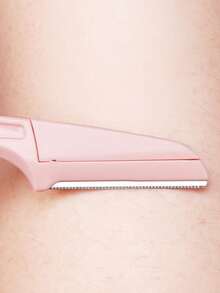 Portable Eyebrow Trimmer, Set Of 3, Foldable Eyebrow Razor Blades, Makeup Tool For Women - Multicolor - View 5