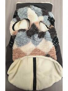 新款秋冬宠物服装，布艺牵引绳外套，宠物皮夹克，加厚保暖，猫咪服装，狗狗外套，猫咪加厚外套，宠物服饰，猫咪保暖套装，英伦风牵引绳加厚外套，新款皮夹克，保暖宠物加厚背心，秋冬必备 - 灰色 - 查看 17