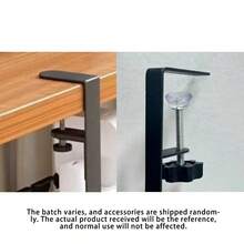 1 pieza Bandeja ajustable para gestión de cables debajo del escritorio, soporte para regleta de enchufes, organizador de cables, canal de cables oculto, organizador de cables de escritorio, estante para router y cables de datos, caja organizadora de cables, para hogar, oficina, dormitorio, sala de estar, negro - Multicolor - Ver 4