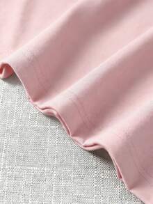 SHEIN Manfinity Dauomo Áo tank top nam cổ tròn màu trơn, thời trang mùa hè, phong cách thường ngày. - Hồng - Xem 4