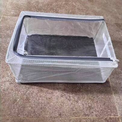 1 hộp đựng giày gấp gọn trong suốt, giá để giày tiết kiệm không gian cho gia đình, hộp đựng giày chống bụi.