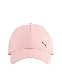 Puma Essentials Metal Cat Unisex Baseball Cap Pink - Rosy Outlook - View 2