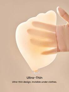 LUVLETTE 可重复使用自粘式无背带无肩带透气硅胶提拉文胸 - 香草色 - Vanilla - 查看 3