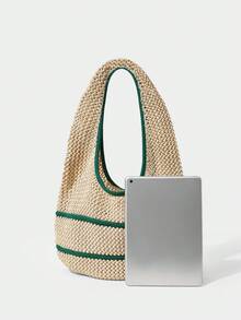 SHECARRY Stylish And Beautifully Woven Women's Shoulder Bags - Multicolor - View 5