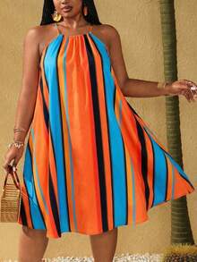Women Midi Dresses - Multicolor 5 - View 4