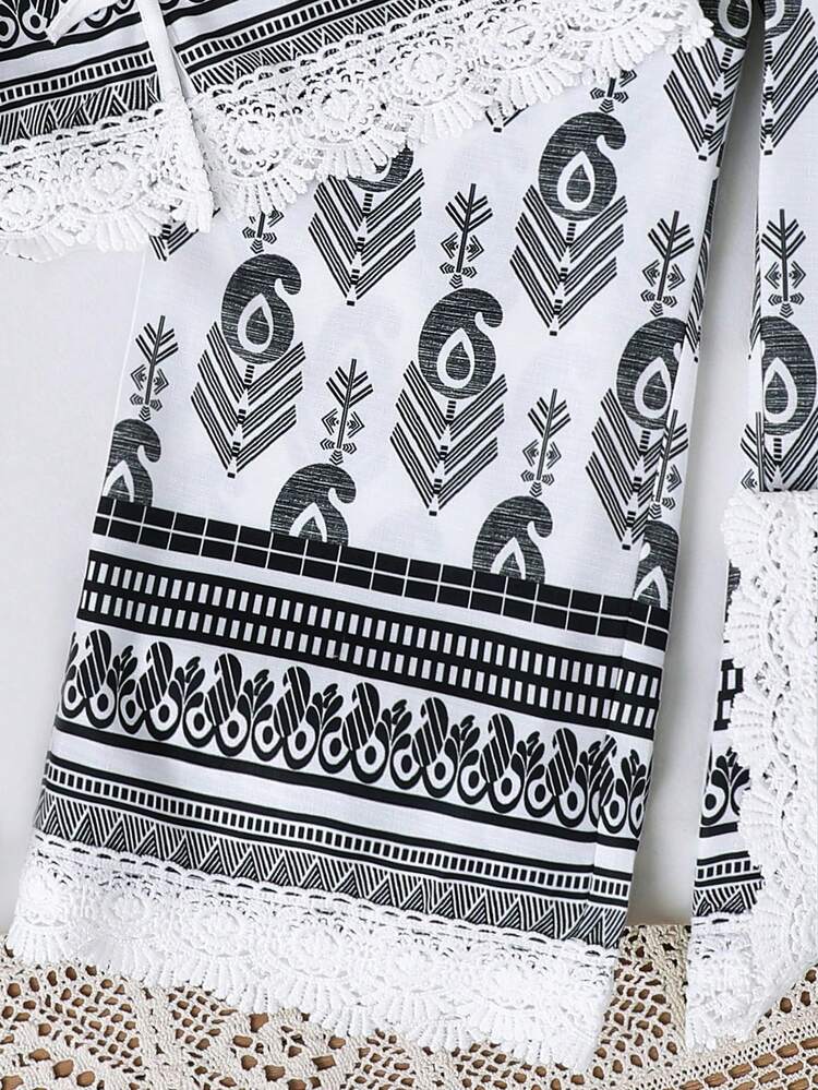 SHEIN 2pcs Young Girl Ditsy Floral V-Neck Casual Camisole And Long Pants Set  2 Pieces Set: Solid Color Asymmetric Neck Camisole Top And Wide Leg Pants, For Young Girls, Summer Casual,Holiday,Summer, Travel 2pcs Young Girls Flutter Sleeve Top & Printed Straight Pants Set, Suitable For Vacation, Outings, And Casual Wear Girl Pant Sets Orange Two Piece Set For Girls Girls Two Piece Outfits Short Sleeves Long Pants Girls Wide Leg Pants Set Girls Outfit Sets Kids Coords For Girls Girls Clothes Girls Flared Pants Sets Kids Clothes - Multicolor - View 10