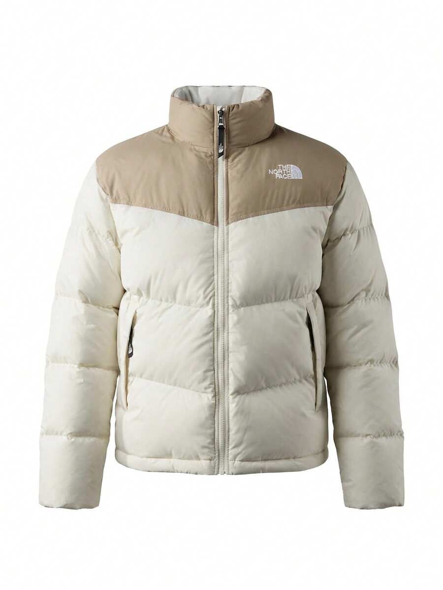 The North Face Saikuru Men's Jacket Mushroom Grey - Saikuru Mushroom Grey/White Dun - View 1