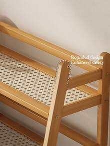 A Creative Double-Layer Rattan Desktop Storage Rack That Can Store Cups, Coffee, Snacks, Water Bottles, And Small Ornaments. - Multicolor - View 7