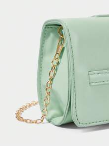 SHECARRY Women Solid Color Simple Tote Bag, Casual Daily Use Handbag, Red Purse Valentines - Olive Green - View 7